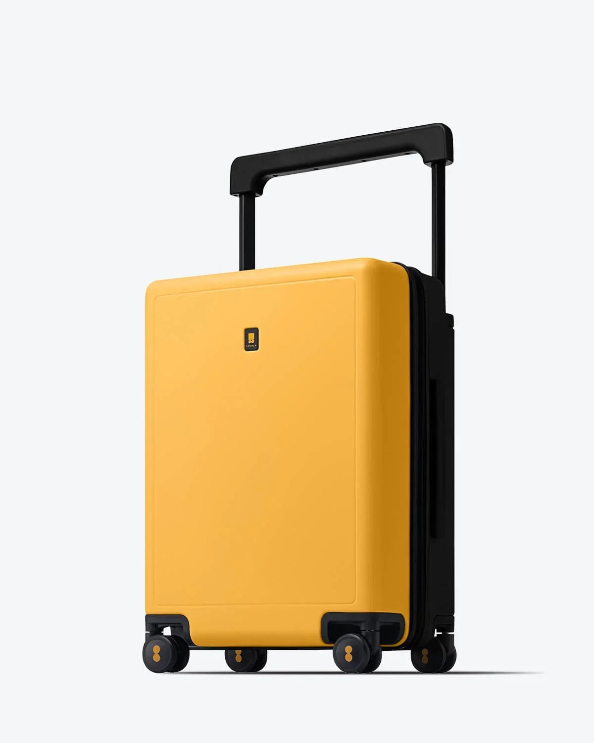 1. Yellow carry-on luggage compared with Spirit personal item size