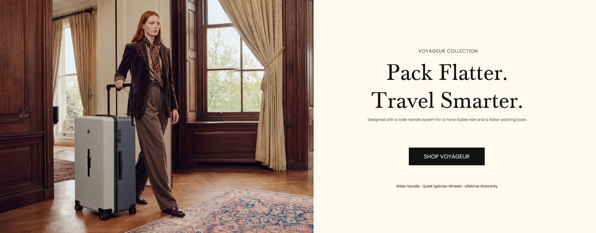 Voyageur Collection: Pack Flatter, Travel Smater.
