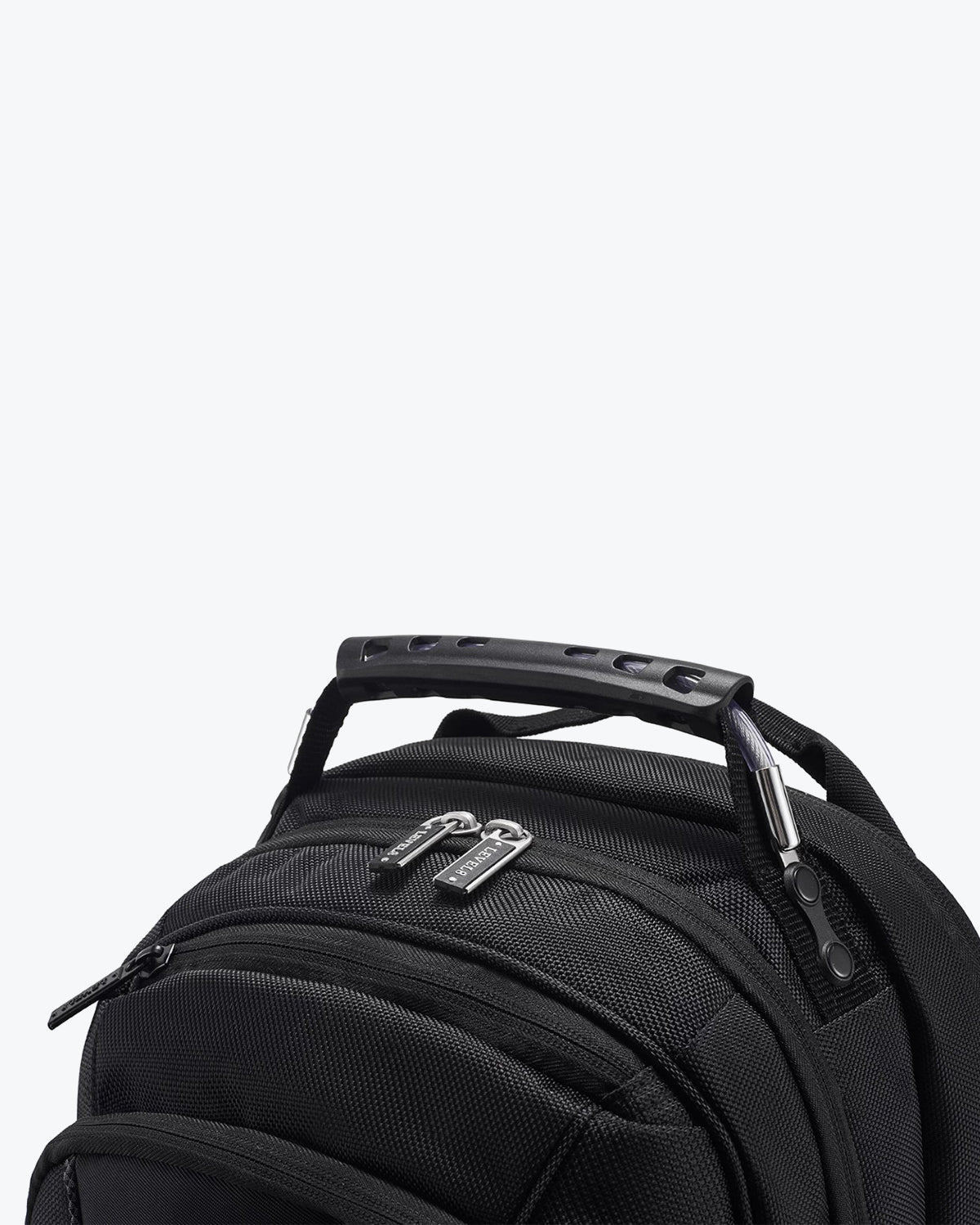 The top handle of LEVEL8 Atlas backpack